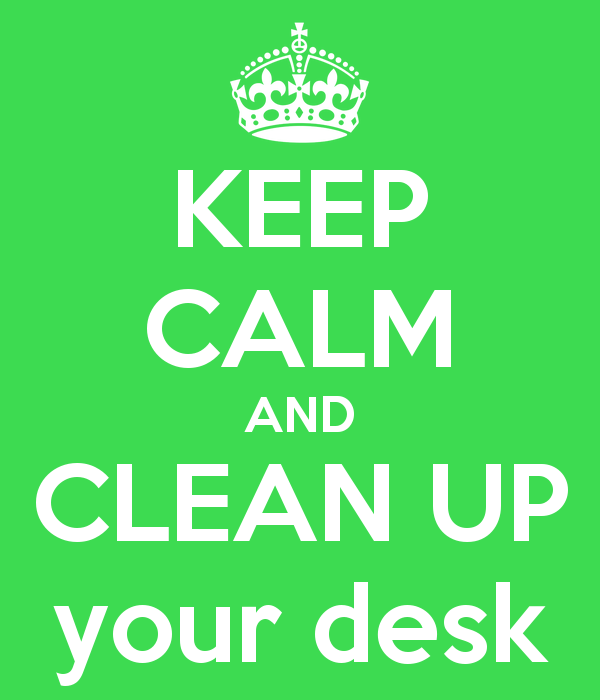 clean desk