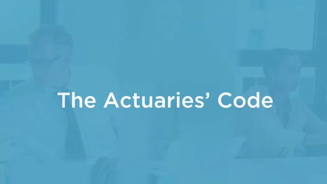 The Actuaries' code