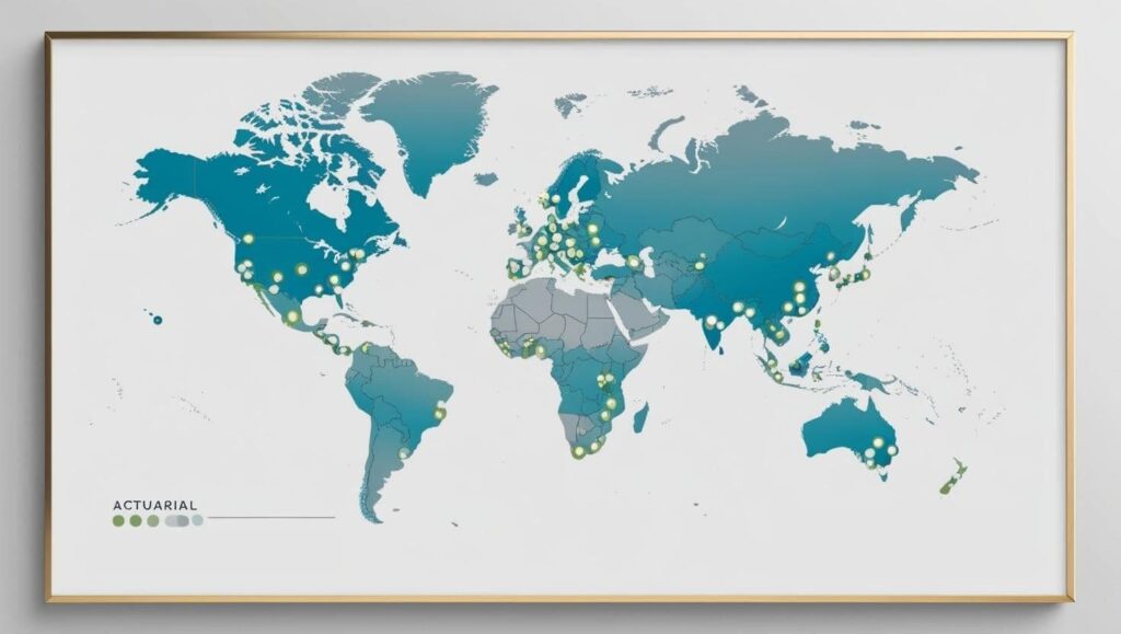 Actuaries Demand & Supply in North America, Europe and Asia